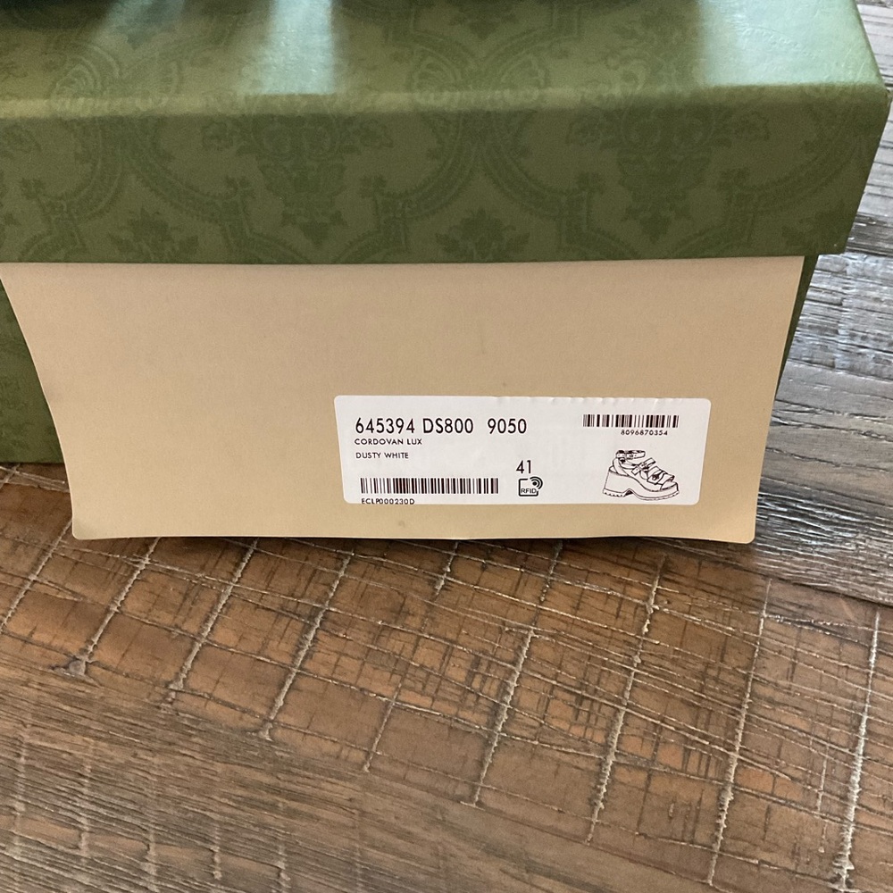 Gucci white off lug sandals size 41/10-10.5 - Picture 12 of 14